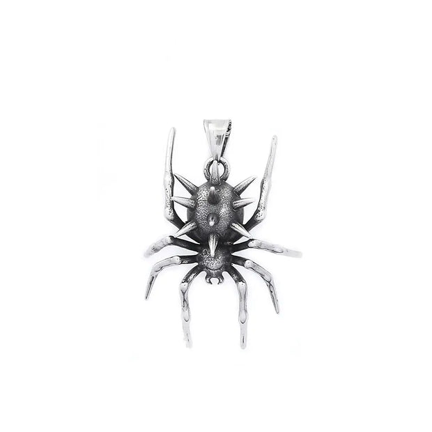 Unique Gothic Spider Jewelry Set – Edgy Arachnid Design Necklace and Earrings for Bold Fashion Statements - pendant