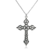 Vintage Crosses Pendant Necklace Goth Jewelry Accessories Gothic Grunge Chain Y2k Fashion Women Cheap Things Men