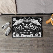 ’Welcome to the Freak Show’ Ouija-Themed Door Mat – Quirky Halloween and Gothic Home Decor - Carpets & Tapestries