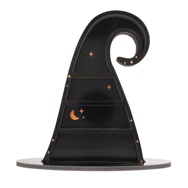 Whimsical Witch Hat Shelf – Enchanted Storage for Halloween Spooky Decor and Magical Displays - wall decorations